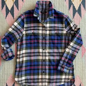 Madewell Flannel Shirt/Shacket, M
